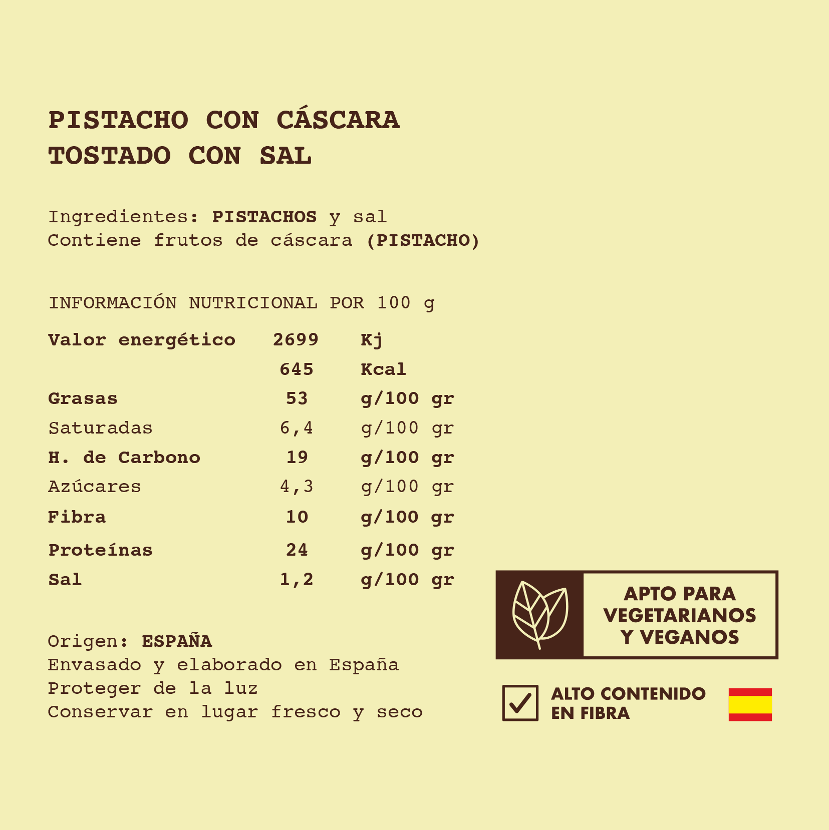 Pistacho tostado con sal - Imagen 4