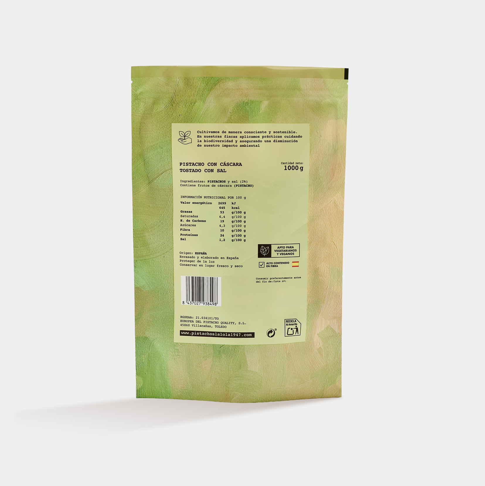 Pistacho tostado con sal - Imagen 3